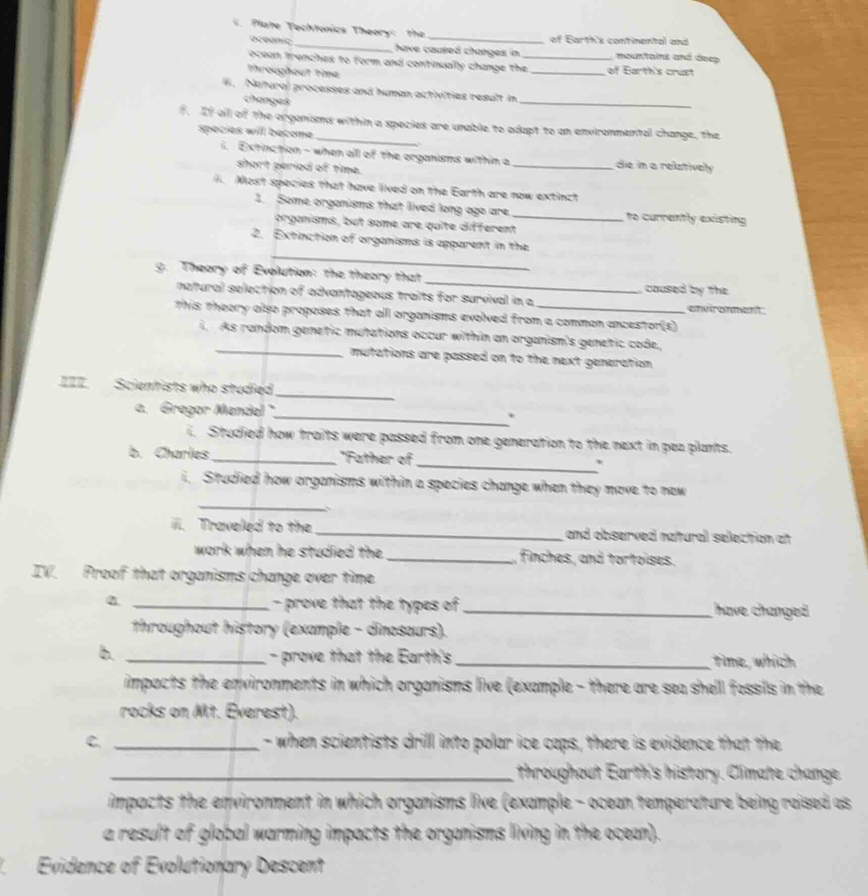 i. plate tectonics theory: the ________ of earth’s continental and ocea…
