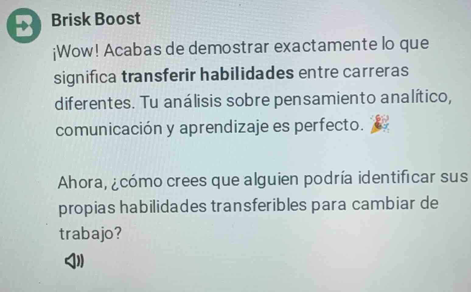 brisk boost ¡wow! acabas de demostrar exactamente lo que significa tran…