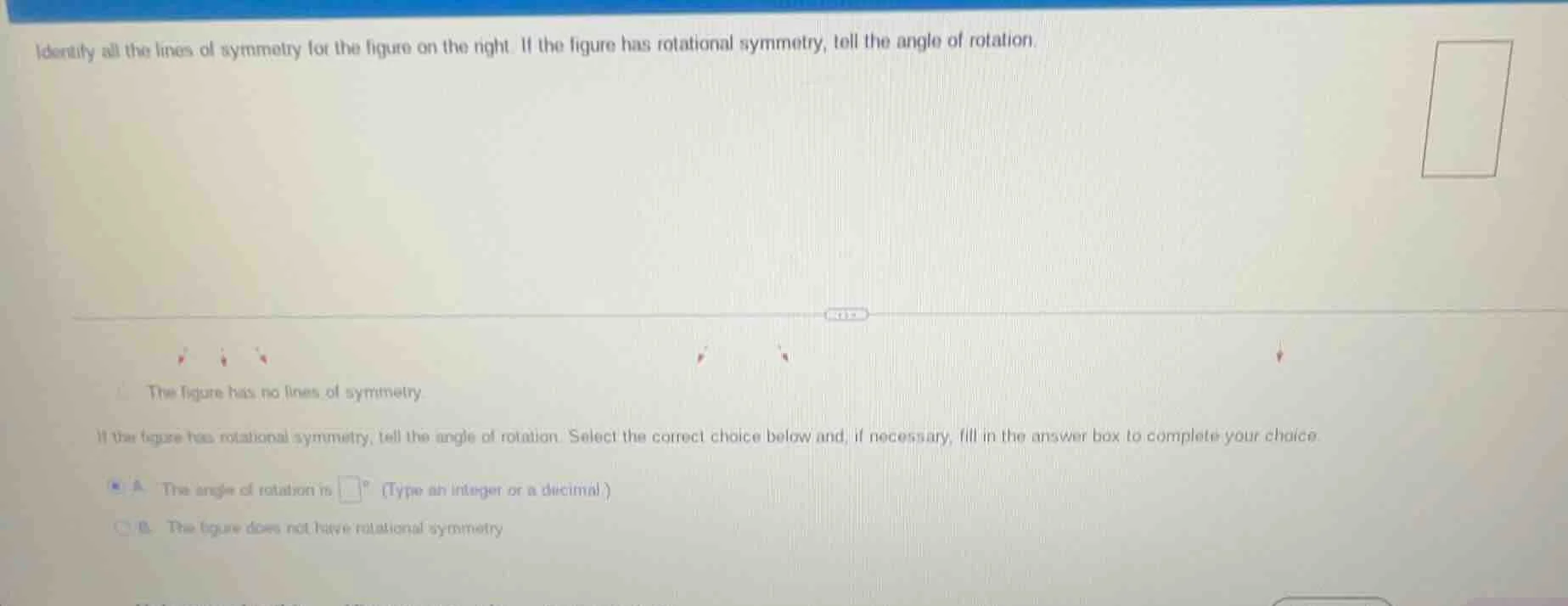 identify all the lines of symmetry for the figure on the right. if the …