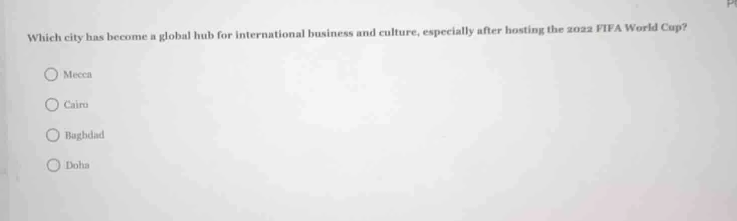 which city has become a global hub for international business and cultu…