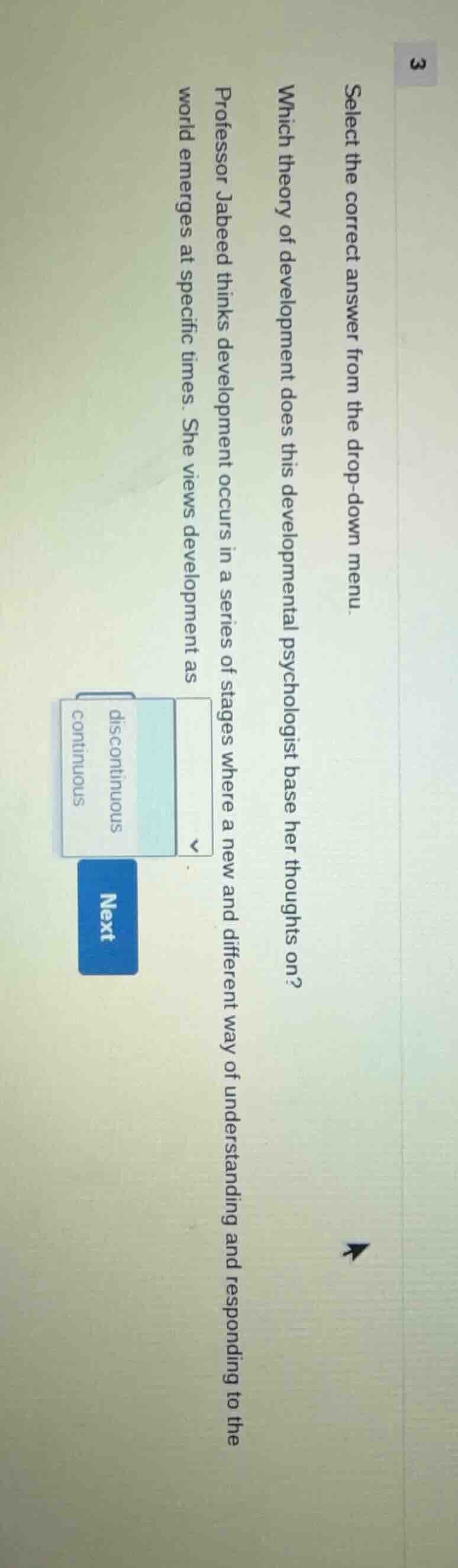 select the correct answer from the drop - down menu. which theory of de…