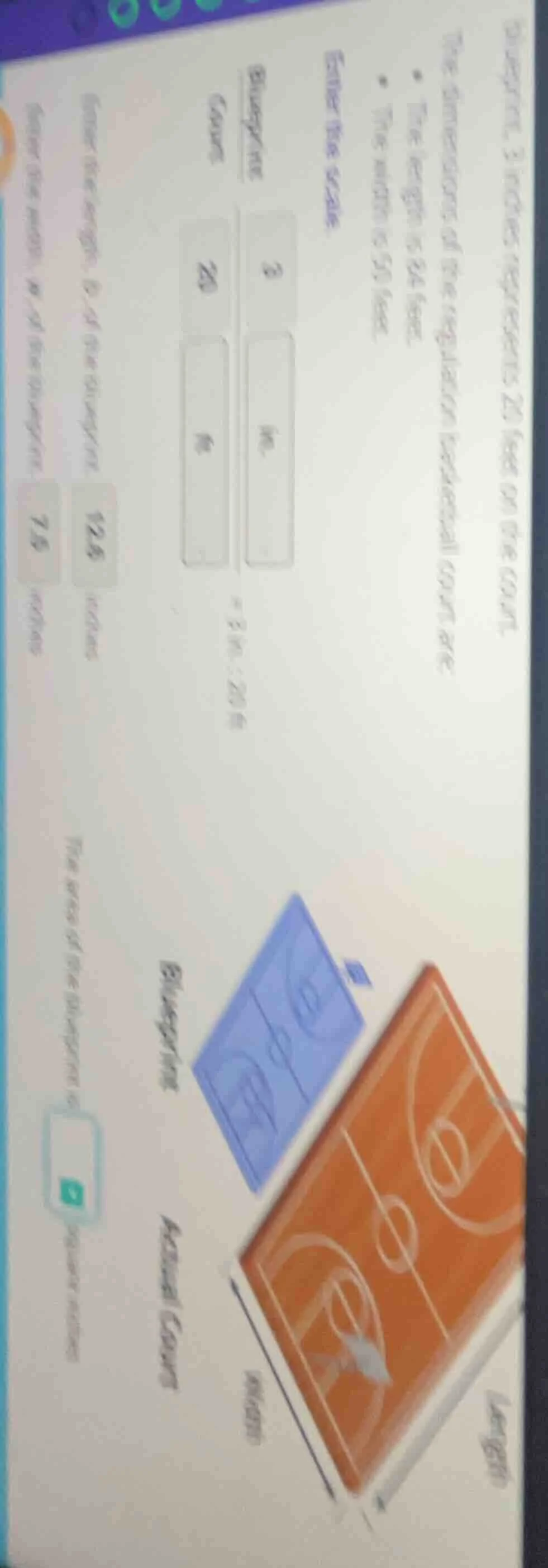 the dimensions of the regulation basketball court are: the length is 24…