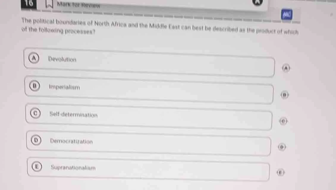 16 mark for review the political boundaries of north africa and the mid…