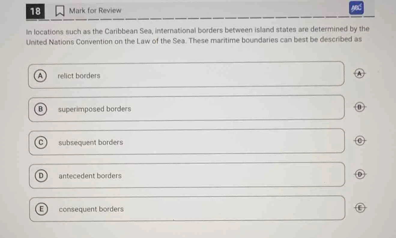 18 mark for review in locations such as the caribbean sea, internationa…