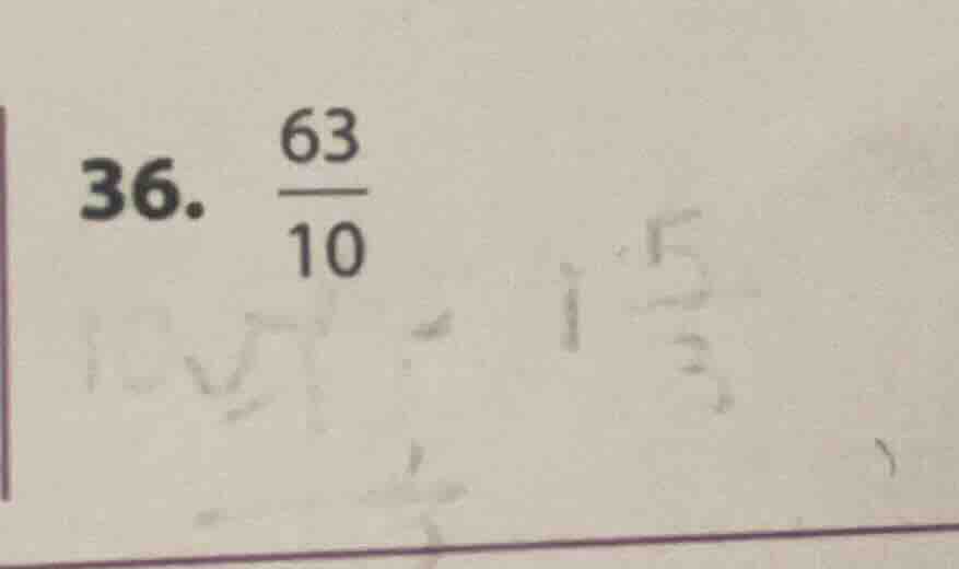 36. \\(\\frac{63}{10}\\)