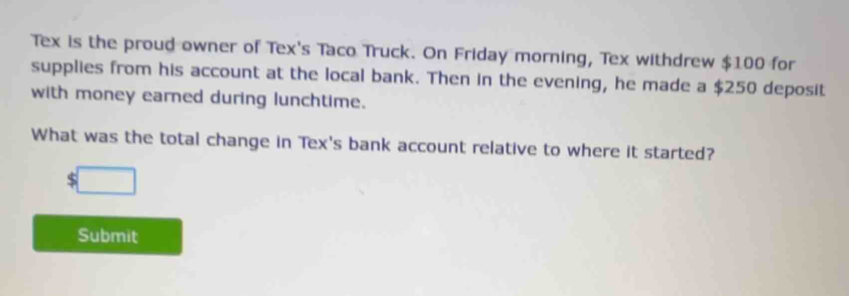 tex is the proud owner of texs taco truck. on friday morning, tex withd…