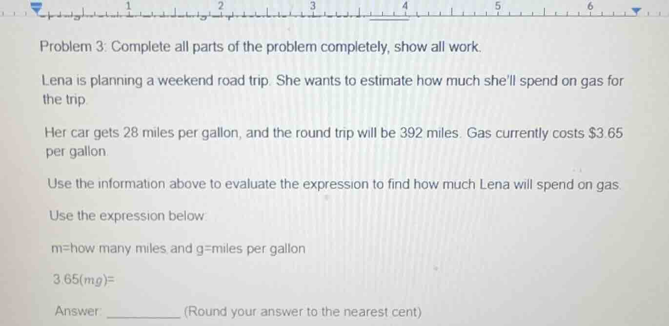 problem 3: complete all parts of the problem completely, show all work.…