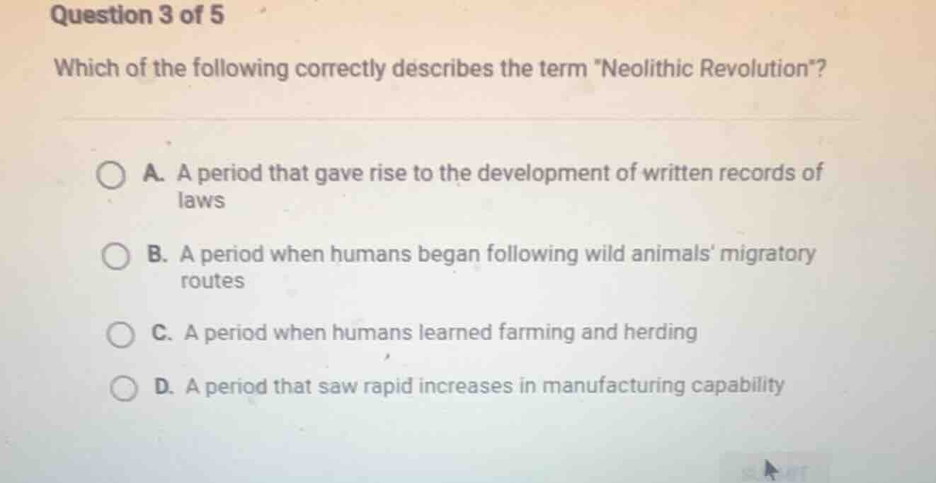 question 3 of 5 which of the following correctly describes the term eol…