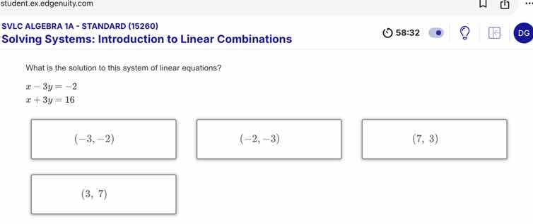 svlc algebra 1a - standard (15260) solving systems: introduction to lin…