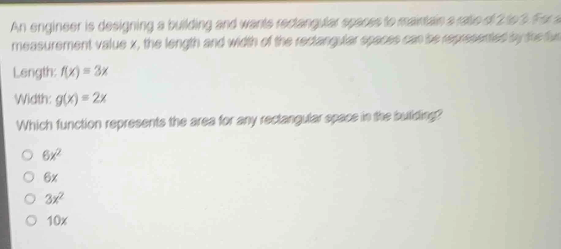 an engineer is designing a building and wants rectangular spaces to mai…