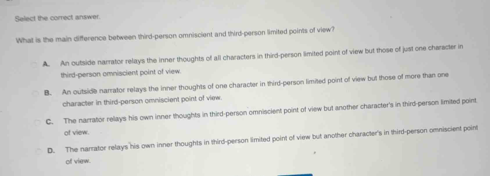 select the correct answer. what is the main difference between third - …