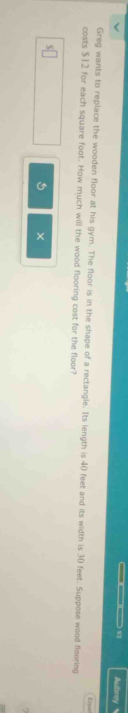 greg wants to replace the wooden floor at his gym. the floor is in the …