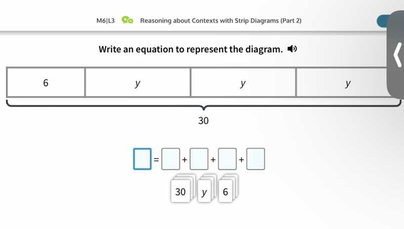 m6|l3 reasoning about contexts with strip diagrams (part 2) write an eq…
