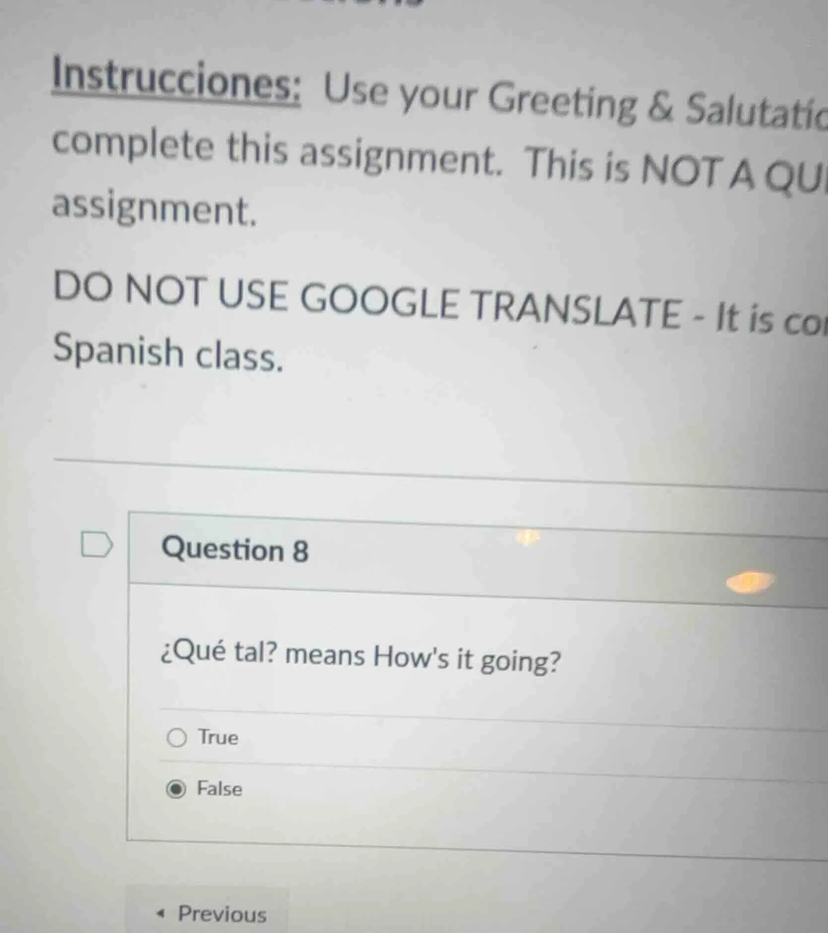 instrucciones: use your greeting & salutatic complete this assignment. …