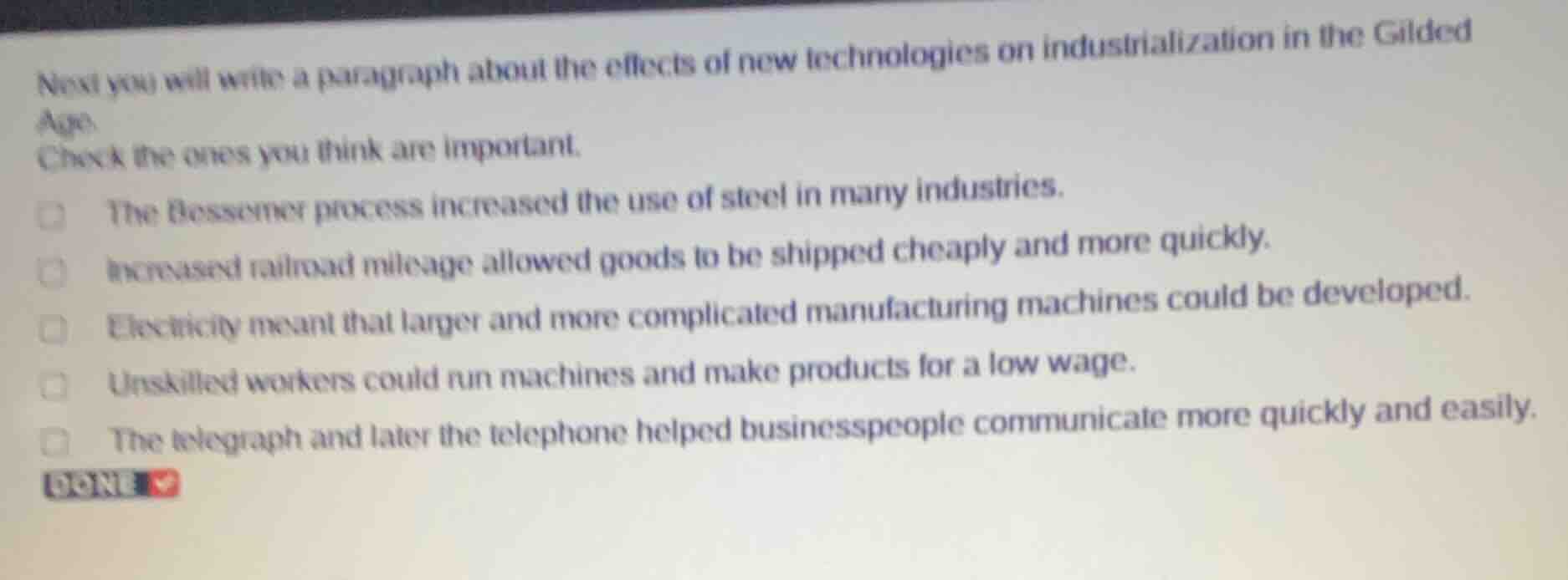 next you will write a paragraph about the effects of new technologies o…