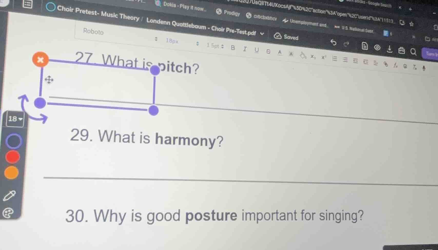27. what is pitch? 29. what is harmony? 30. why is good posture importa…