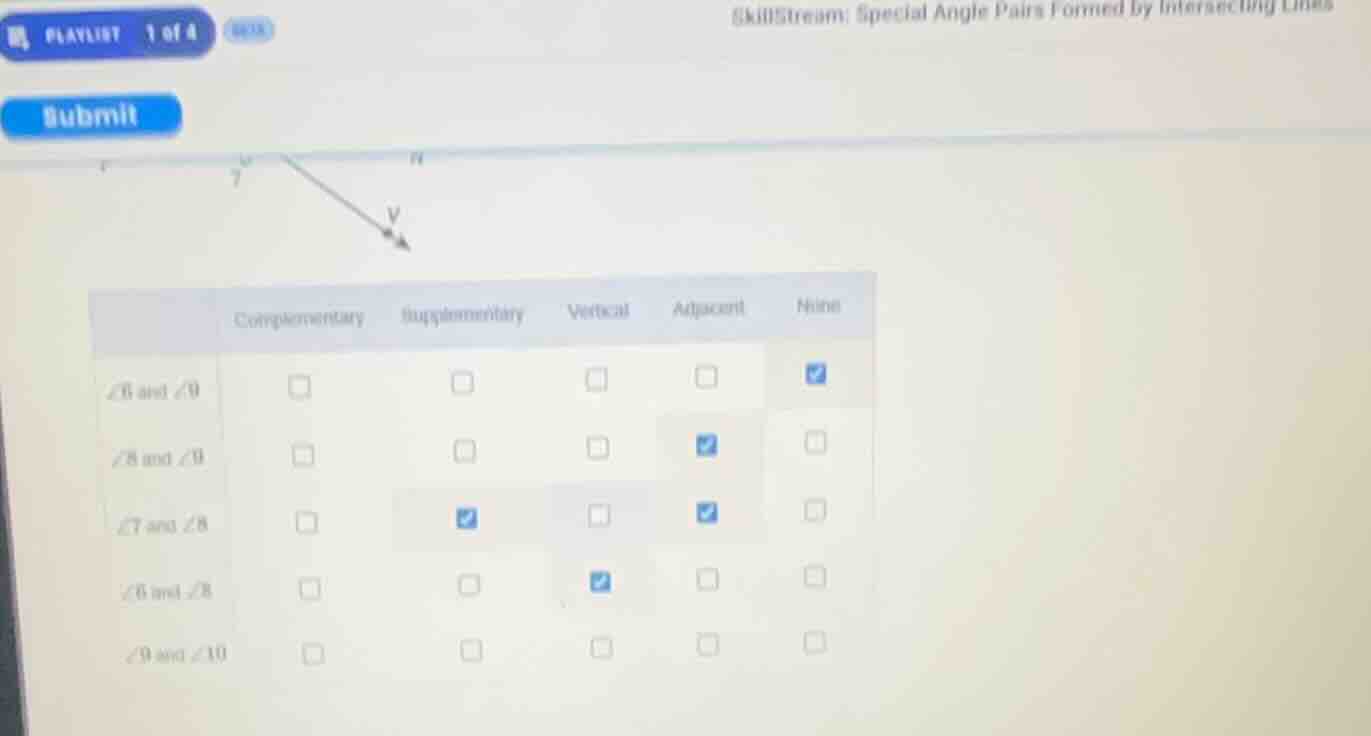 skillstream: special angle pairs formed by intersecting lines playlist …