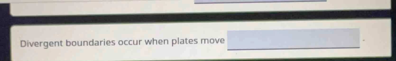 divergent boundaries occur when plates move