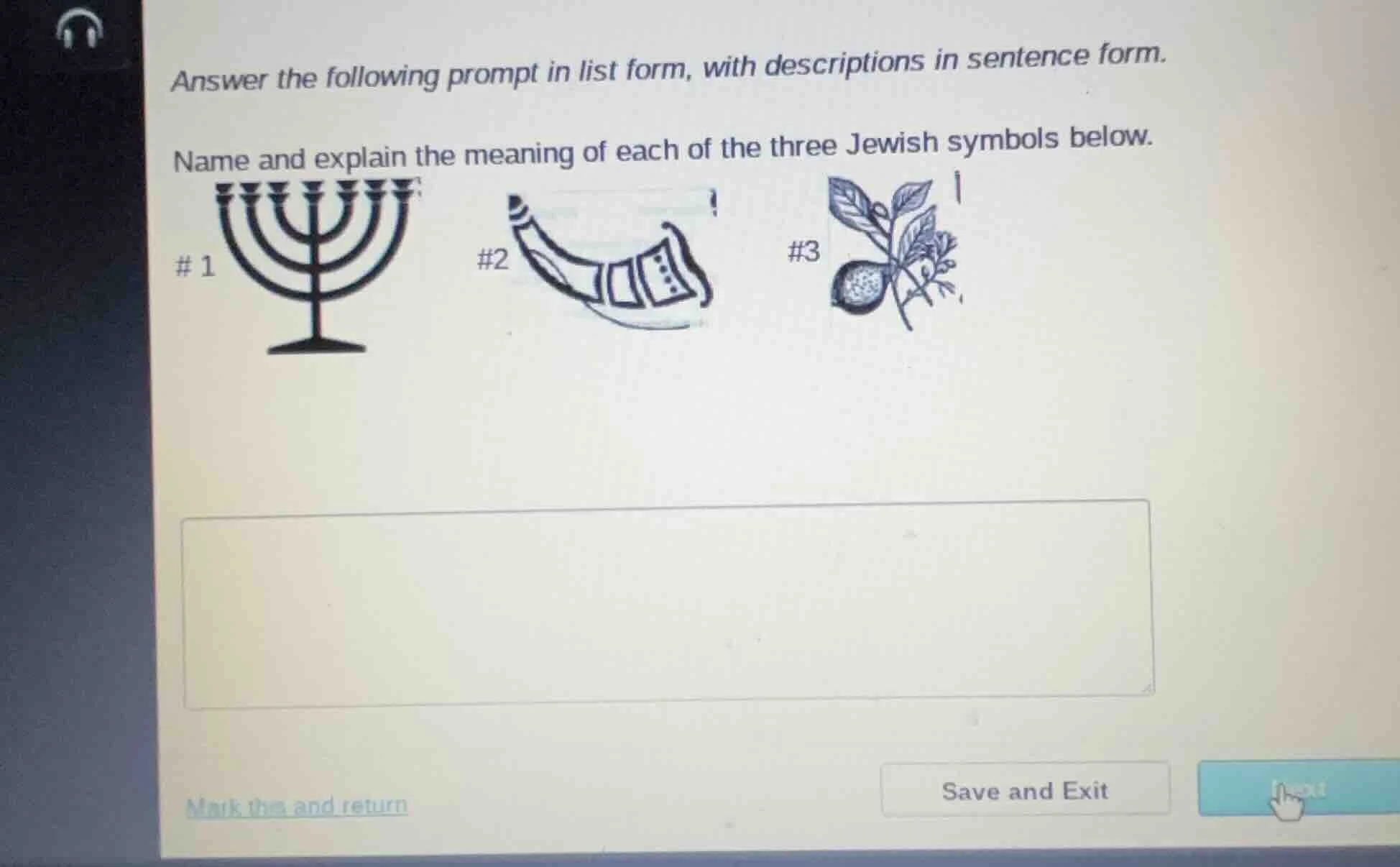 answer the following prompt in list form, with descriptions in sentence…