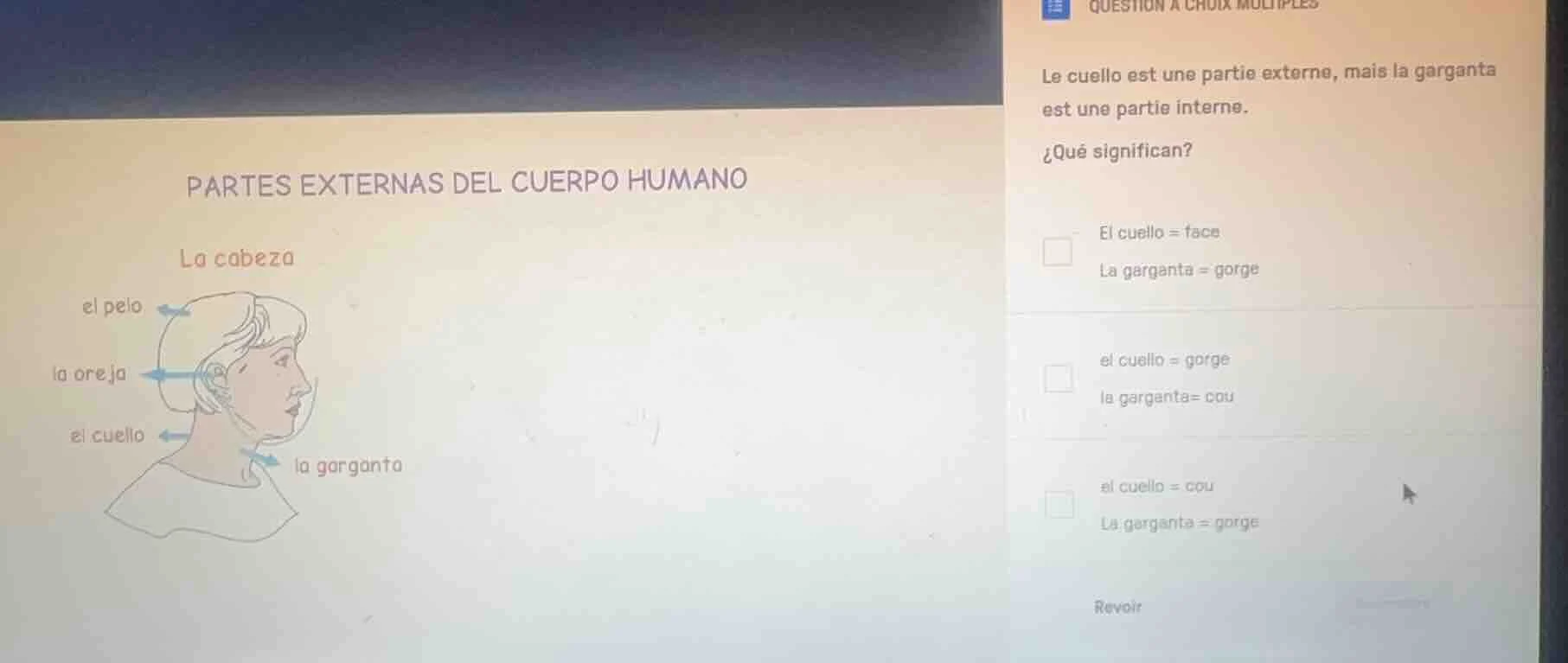 partes externas del cuerpo humano la cabeza el pelo la oreja el cuello …