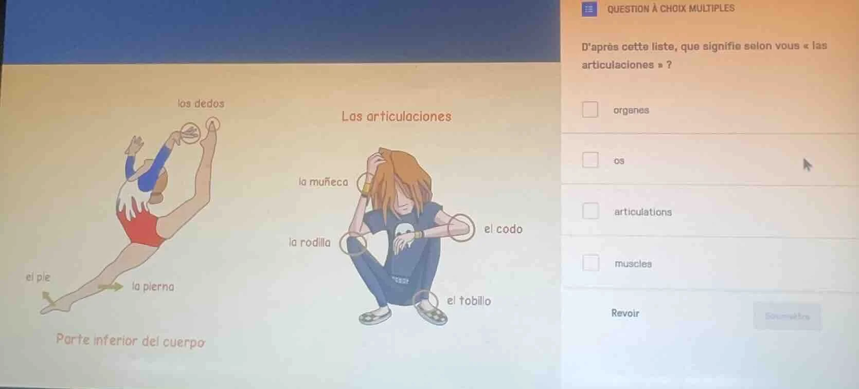 question à choix multiples d’après cette liste, que signifie selon vous…