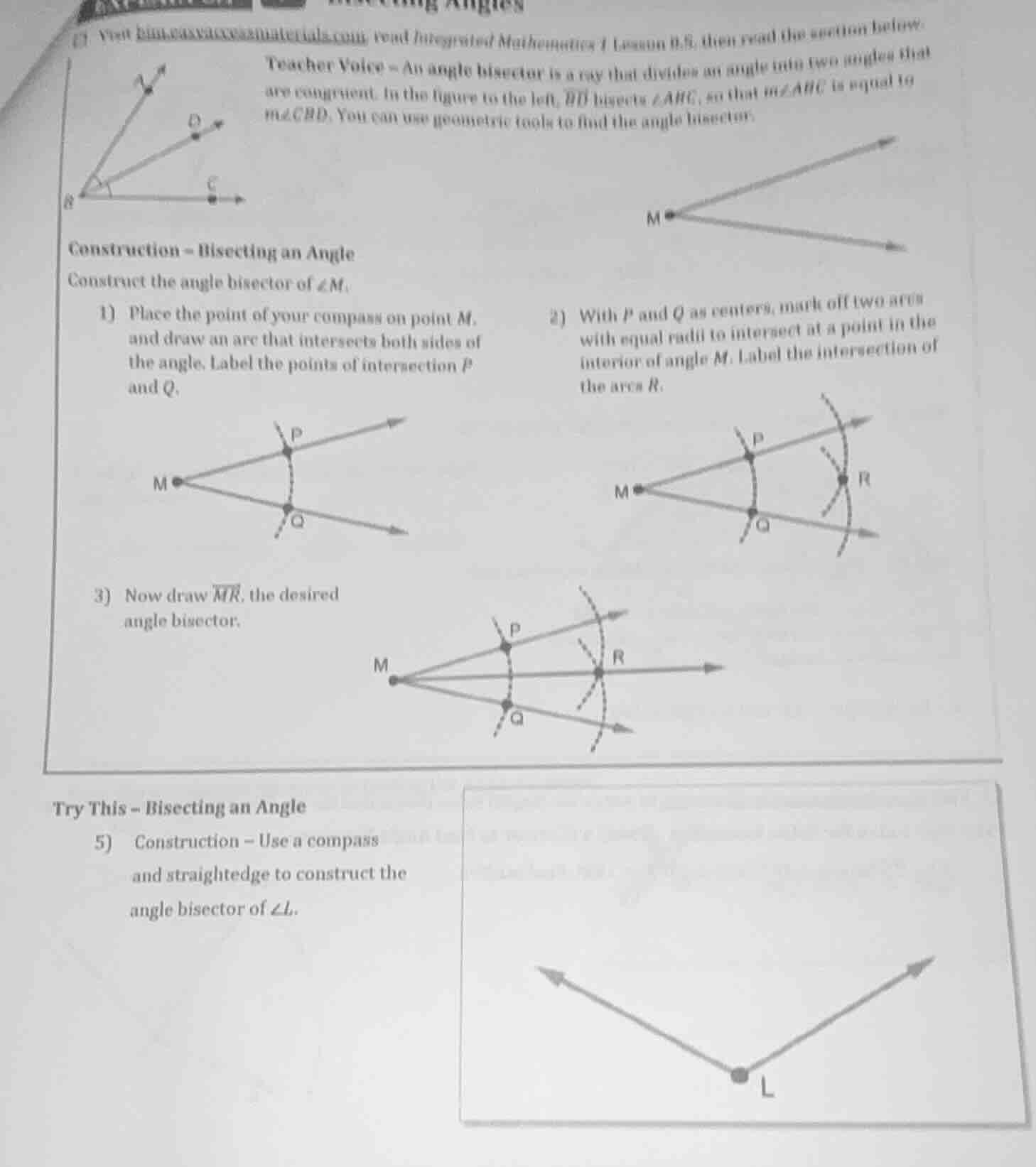 1) visit kimeosuccessmatertals.com, read integrated mathematics 1 lesso…