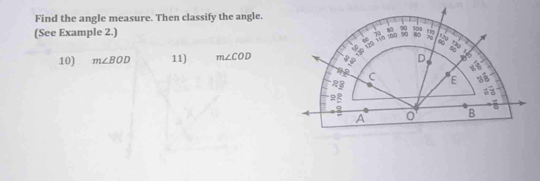 find the angle measure. then classify the angle. (see example 2.) 10) $…