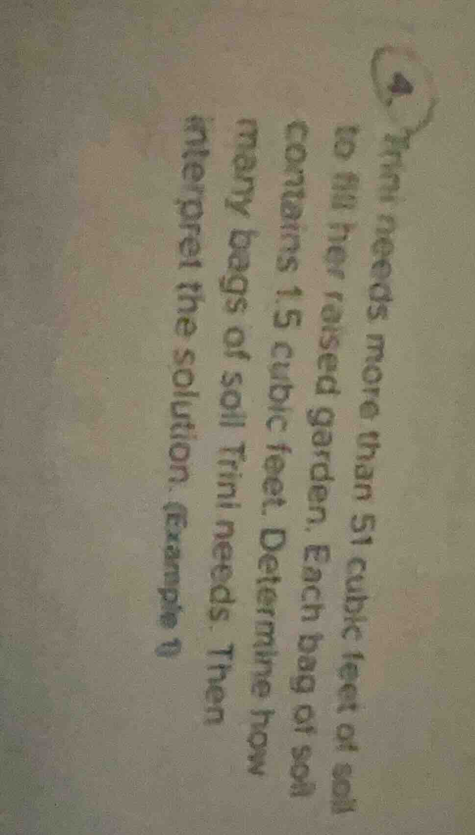 trini needs more than 51 cubic feet of soil to fill her raised garden. …