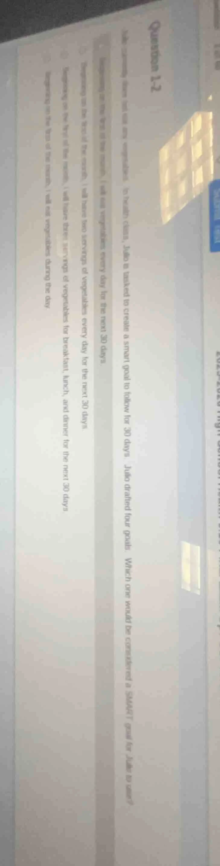 question 1-2 use the strategy shown and use any spreadsheet, to help pl…