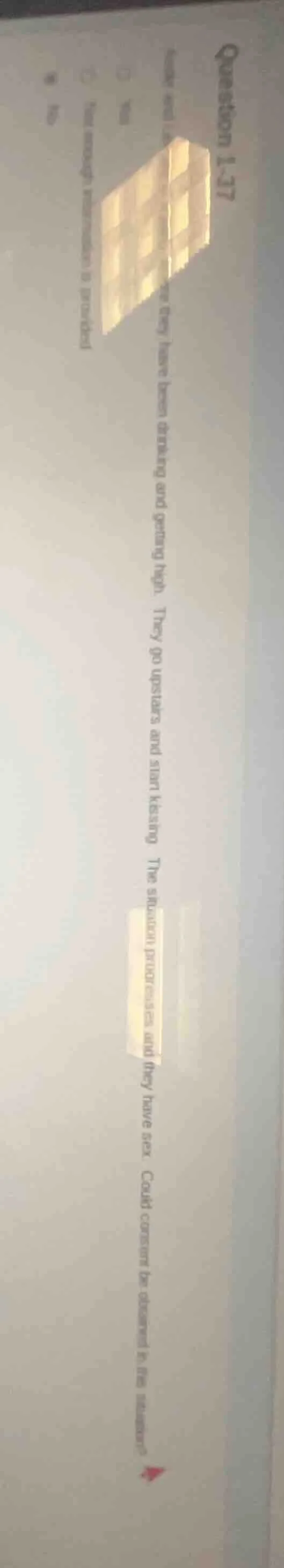 question 1-17 partially visible text due to image obstruction they have…