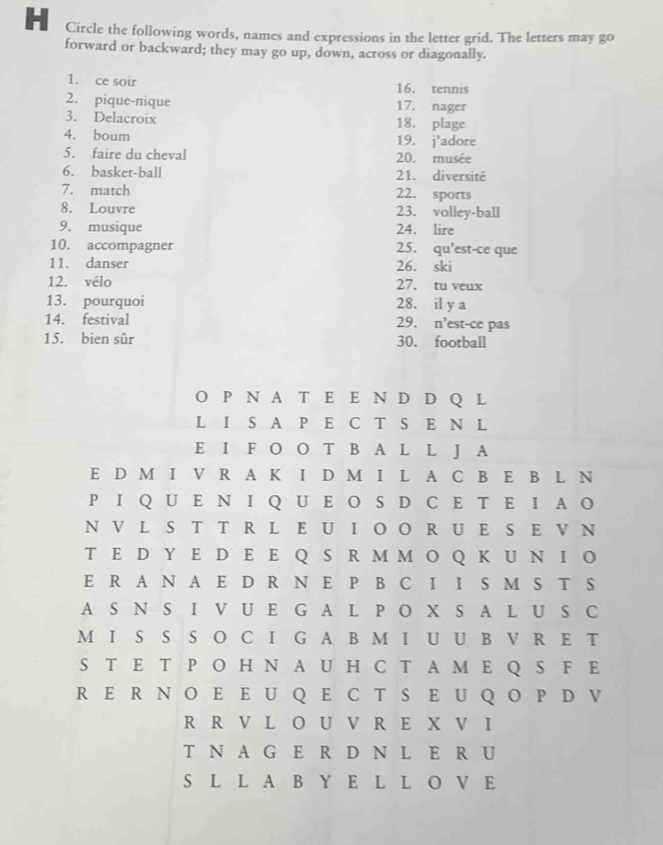 circle the following words, names and expressions in the letter grid. t…