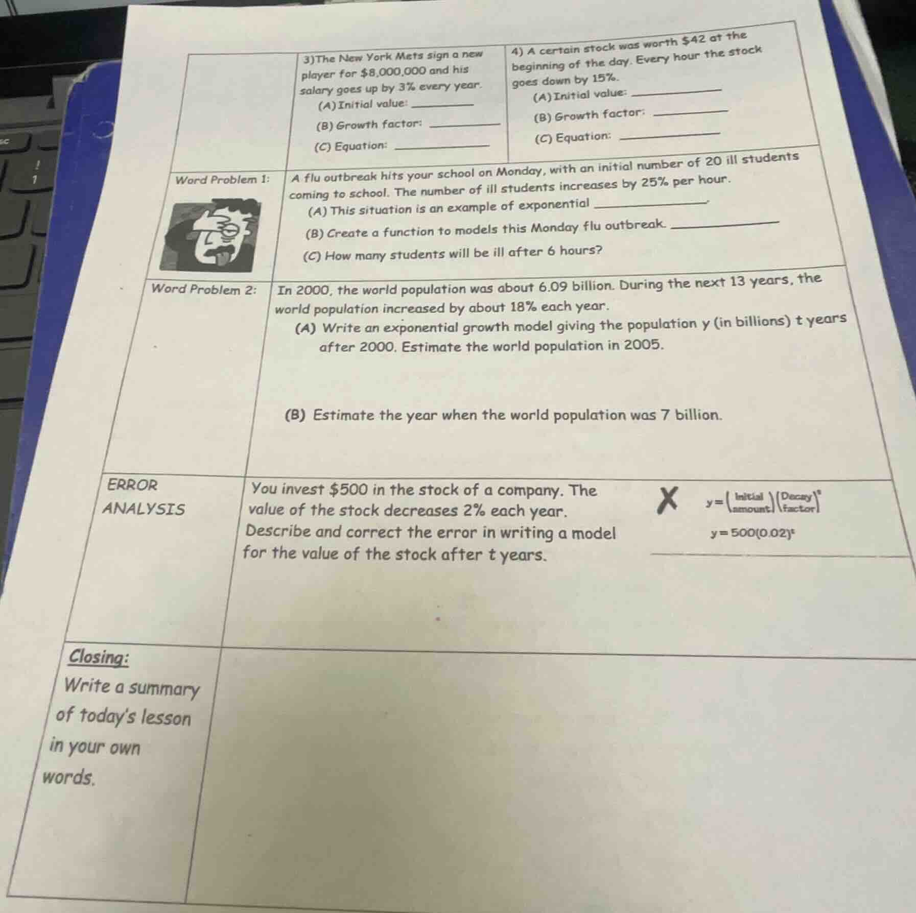 3)the new york mets sign a new player for $8,000,000 and his salary goe…