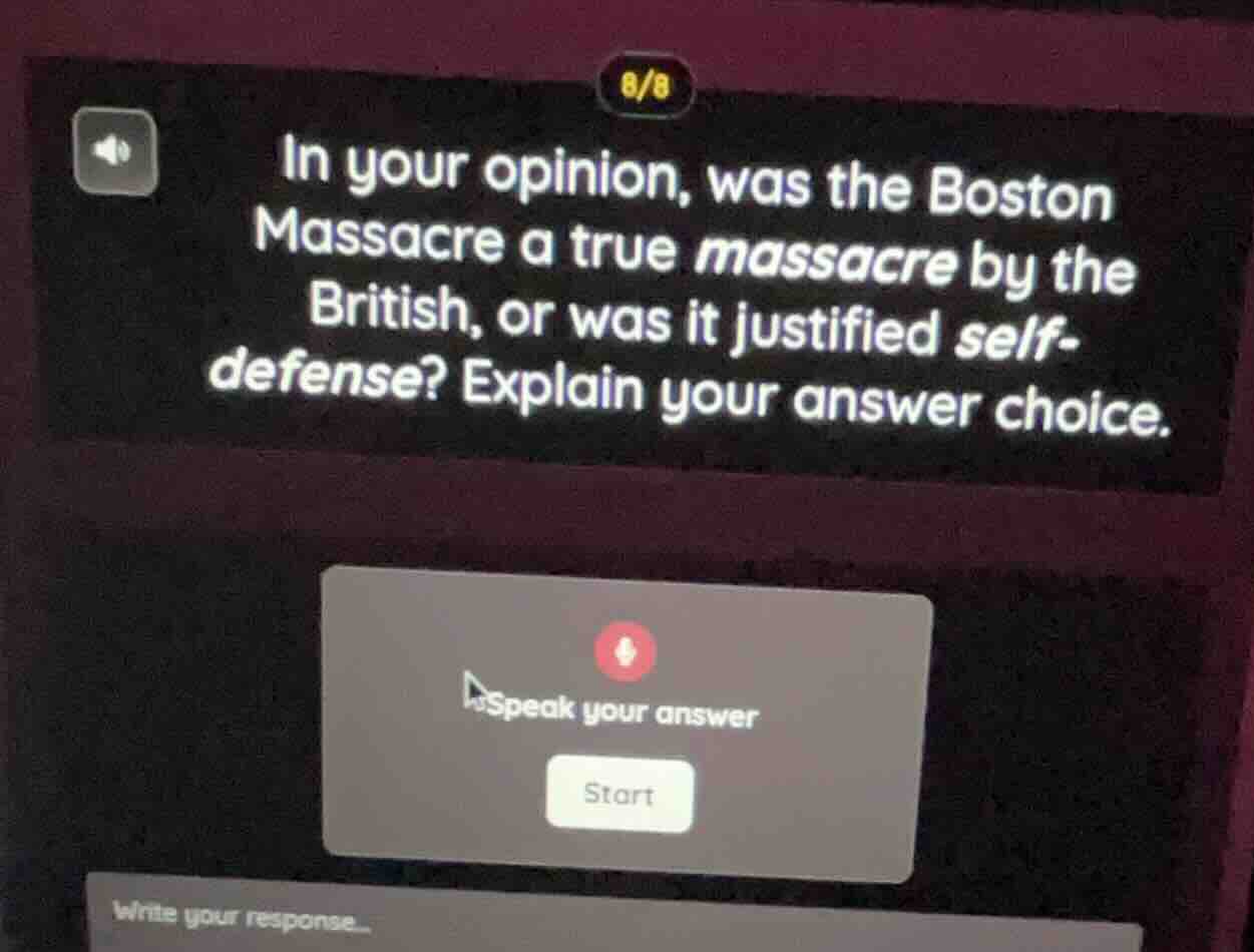 in your opinion, was the boston massacre a true massacre by the british…