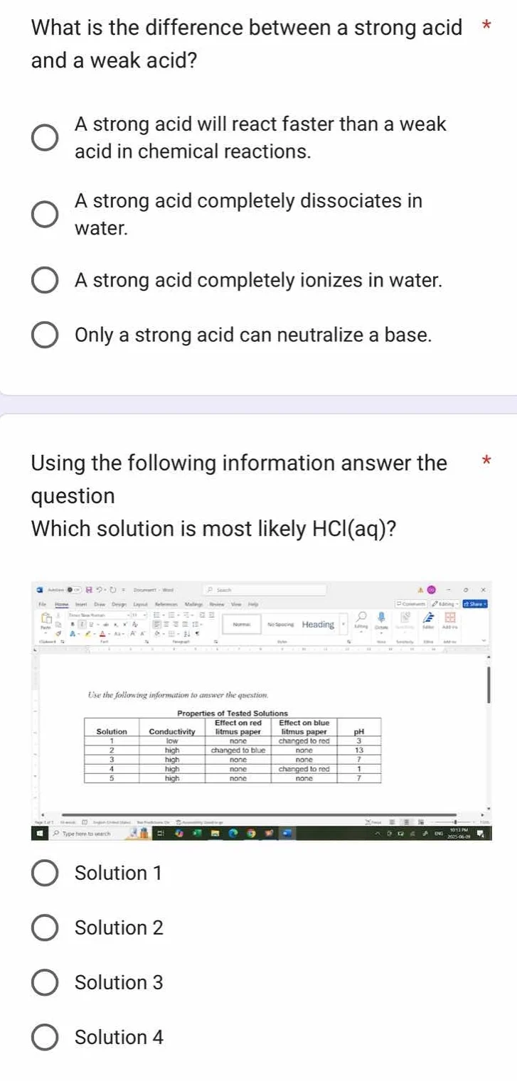 what is the difference between a strong acid and a weak acid? a strong …