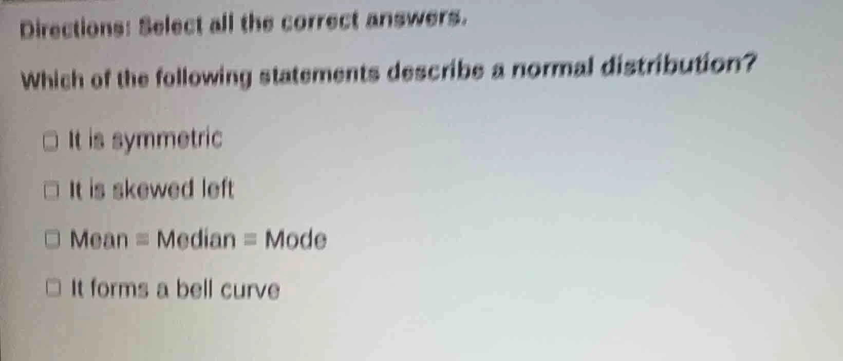 directions: select all the correct answers. which of the following stat…