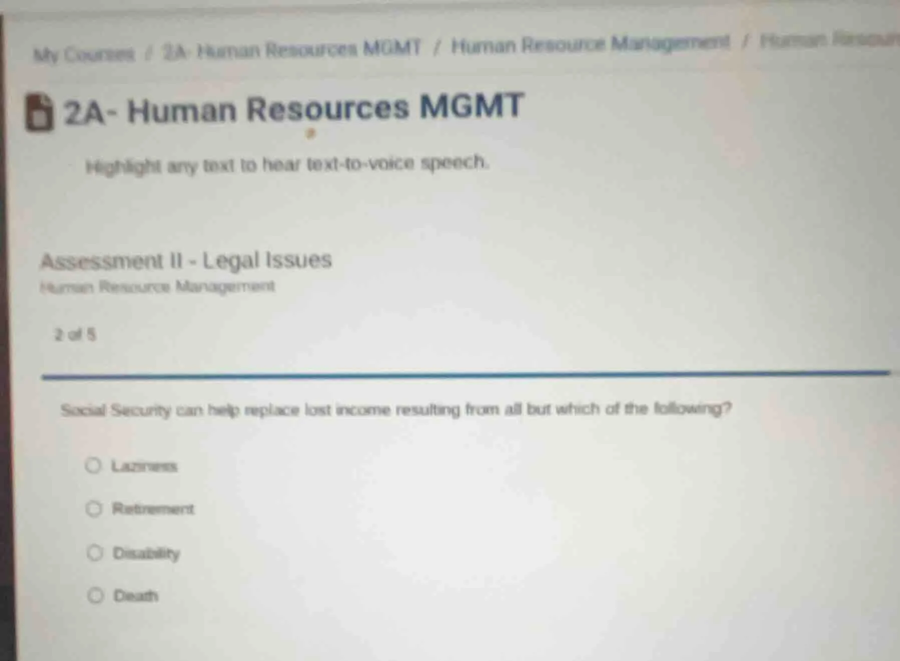 my courses / 2a: human resources mgmt / human resource management / hum…