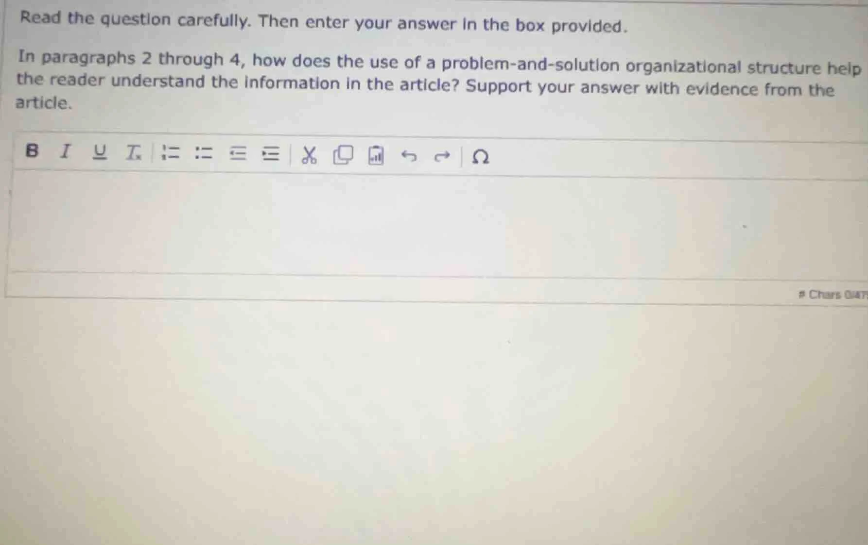 read the question carefully. then enter your answer in the box provided…