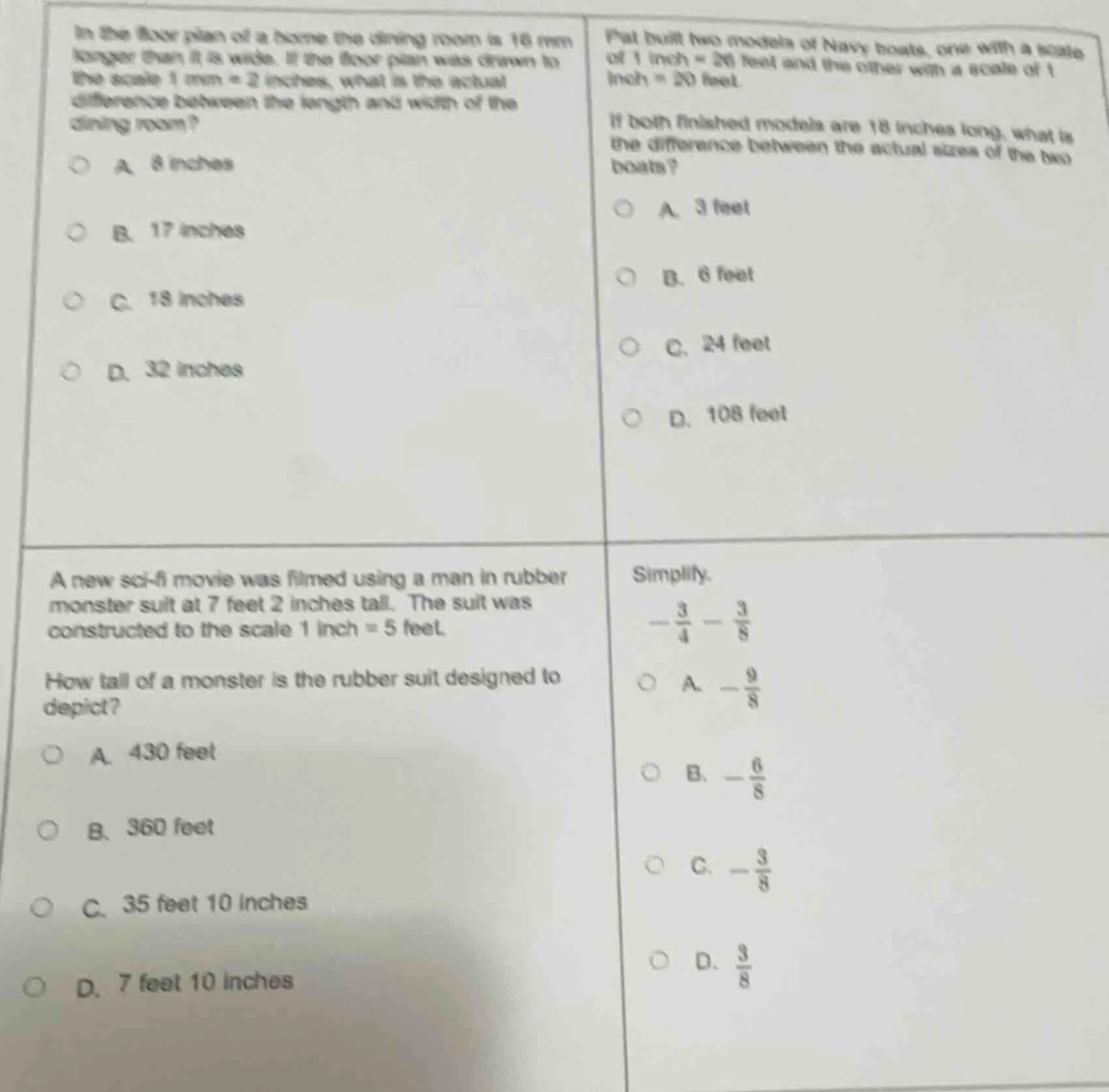 in the floor plan of a home the dining room is 16 mm longer than it is …