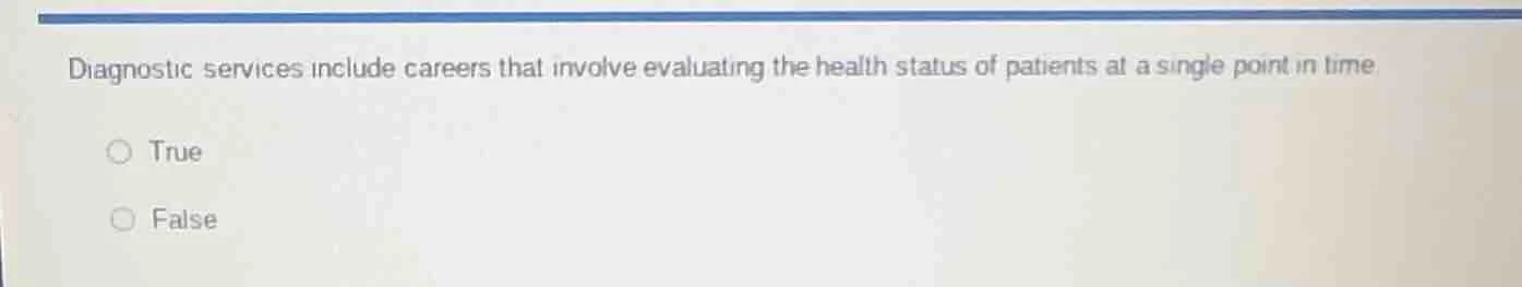 diagnostic services include careers that involve evaluating the health …
