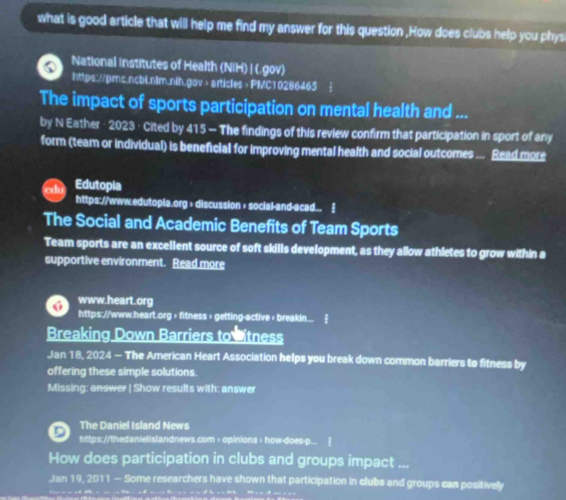 what is good article that will help me find my answer for this question…