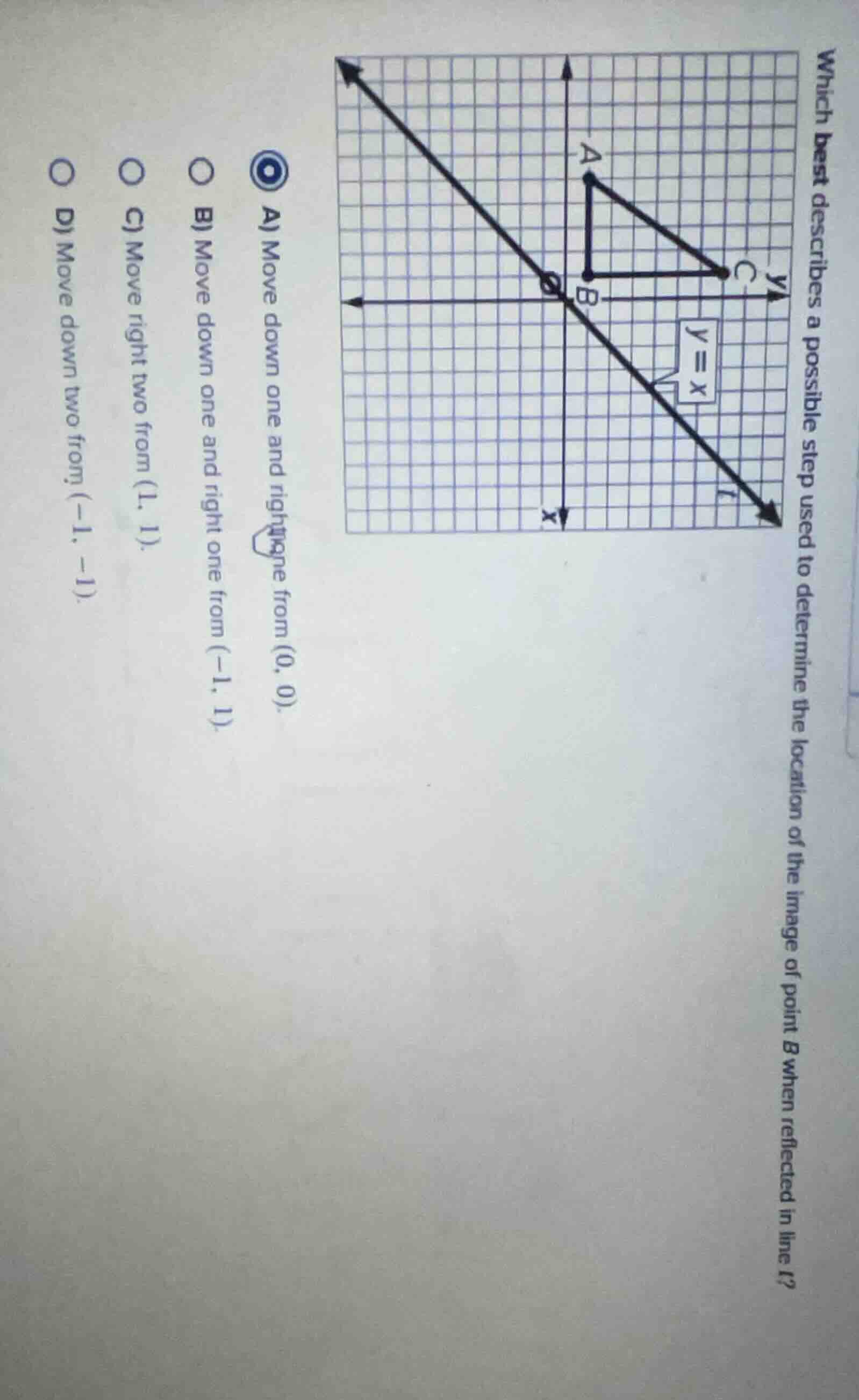 which best describes a possible step used to determine the location of …