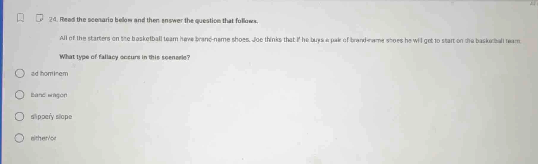24. read the scenario below and then answer the question that follows. …