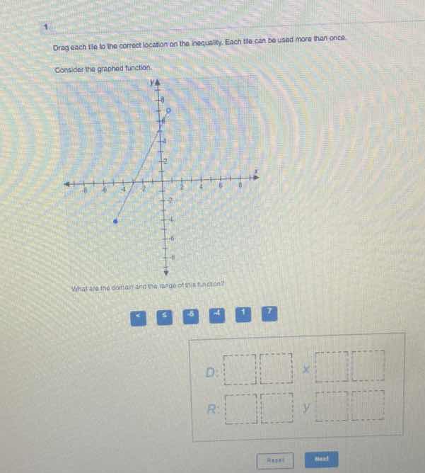1. drag each tile to the correct location on the inequality. each tile …
