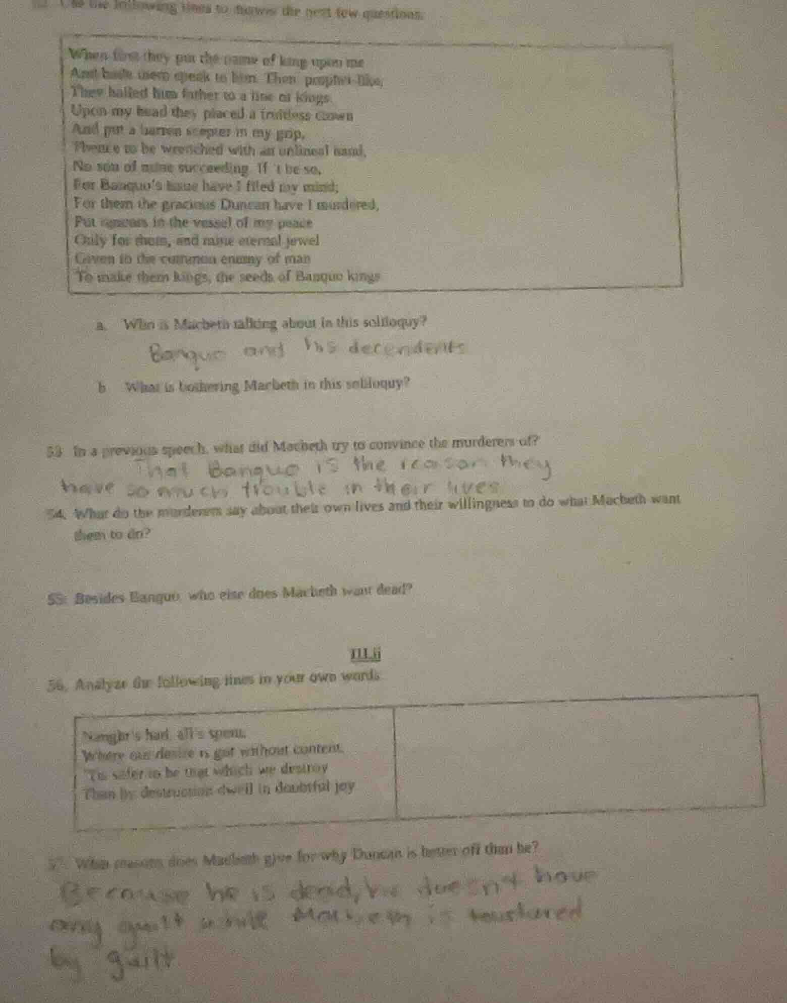 use the following lines to answer the next few questions: when first th…