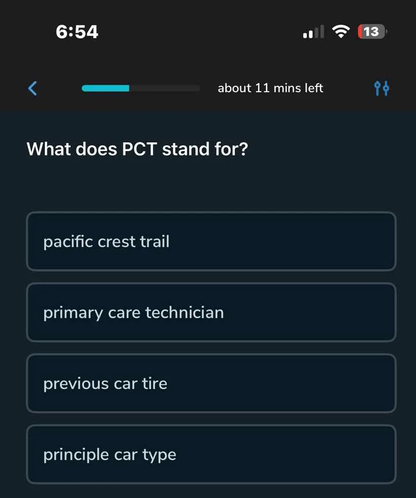 what does pct stand for? pacific crest trail primary care technician pr…