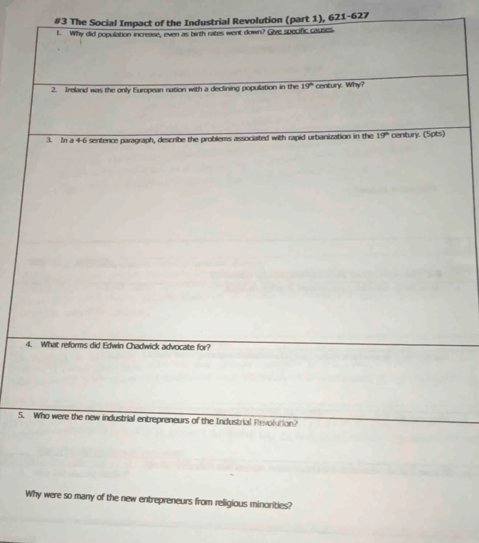 #3 the social impact of the industrial revolution (part 1), 621-627 1. …
