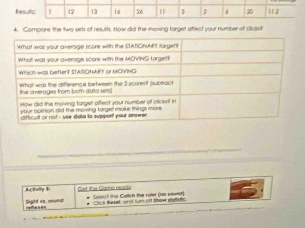 results: 1 12 13 16 26 11 5 2 6 20 11.2 4. compare the two sets of resu…