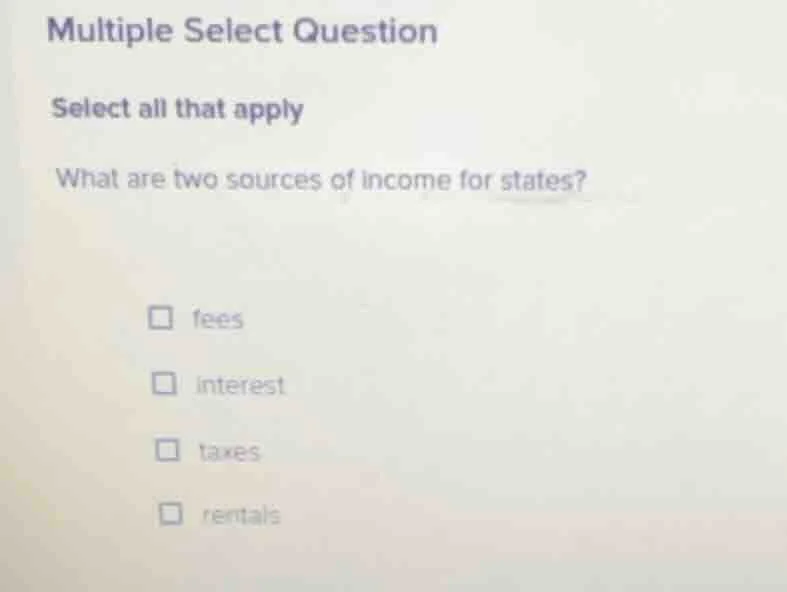 multiple select question select all that apply what are two sources of …