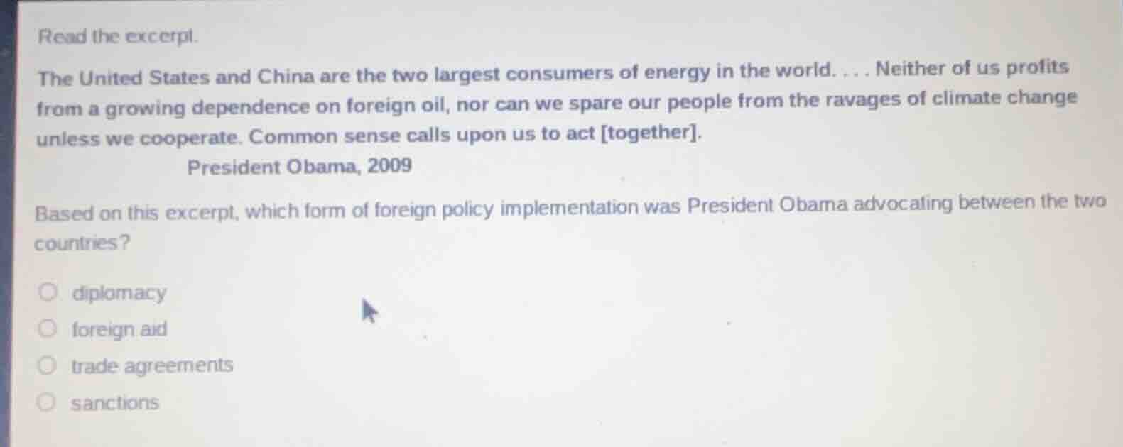 read the excerpt. the united states and china are the two largest consu…