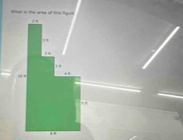 what is the area of this figure 2 m 5 m 2 m 3 m 4 m 16 m 8 m 8 m